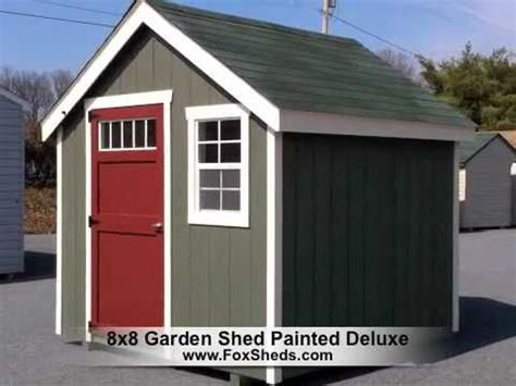 garden shed painted deluxe series youtube