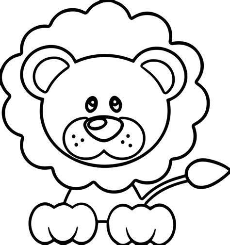 lion coloring pages  preschoolers