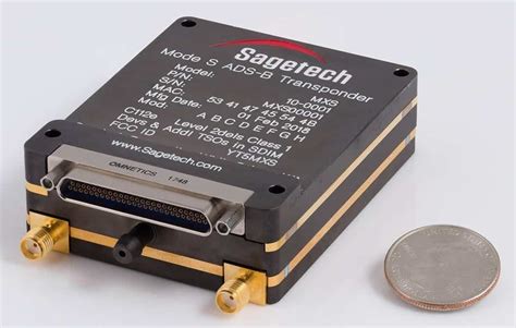 sagetech ads  transponders selected  detect  avoid research unmanned systems technology
