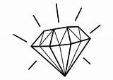 Malvorlage Diamant Ausmalbild Edelsteine sketch template