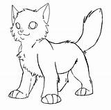 Coloring Pages Template Warrior Cats Cat Printable Warriors Print Kids Kit Templates Animal Shape Standing Drawings Awesome Looking Base Enjoy sketch template