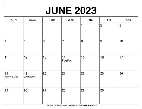 july   june  calendar printable  calendar  update