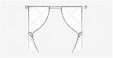 Window Curtain Drawing Paintingvalley sketch template