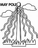 May Maypole Coloring Pages Clipart Beltane Crayola Kids Pole Sheets Clip Happy Drawing Choose Board Spring Clipground La sketch template