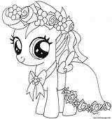 Pony Coloring Little Pages Scootaloo Printable Baby Princess Color Sweetie Belle Celestia Colouring Sheets Print Mlp Supercoloring Book Kids Ausmalbilder sketch template