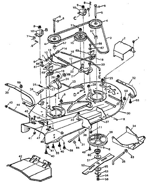 craftsman dls  deck diagram diagram niche ideas