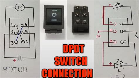 dpdt switch wiring onoff