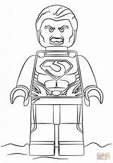 Lego Coloring Pages Man Super Steel Legoman Heroes City Printable Color Kids Template Drawing sketch template