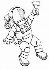 Space Coloring Pages Kids Astronaut Drawing Activities Crafts Craft Tulamama Bulletin Boards Projects First School Print sketch template