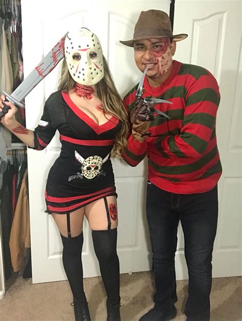 freddy  jason costume couples halloween outfits cute couple