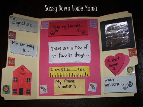 sassy  home mama   attempt   lapbook