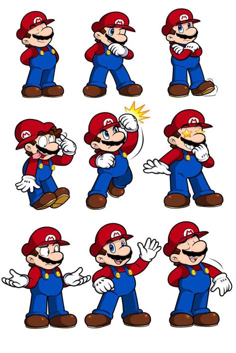 Ask Mario Expression Sheet 2 By Nintendrawer On Deviantart In 2021