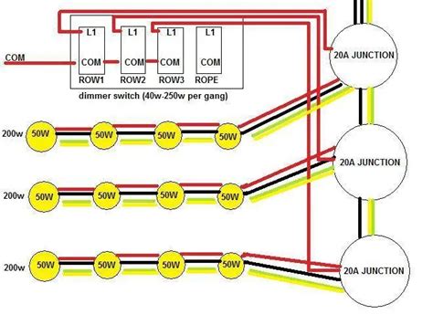 wiring diagram gu downlights