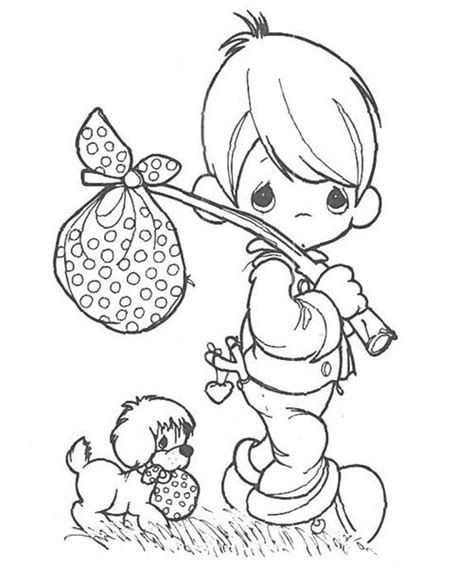 precious moments coloring pages learn  coloring
