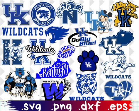 Kentucky Wildcats Svg N C A A Svg Sport Team Logo Football Svg Eps