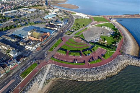morecambe  air update aerial artwork drone photography filmmaking cumbria nw