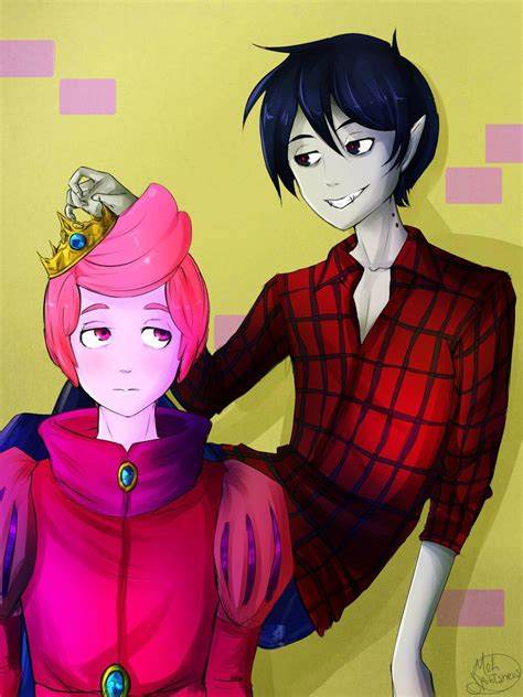 Adventure Time Prince Gumball And Marshall Lee By