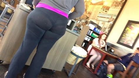 Big Ass Candid See Through Yoga Pants
