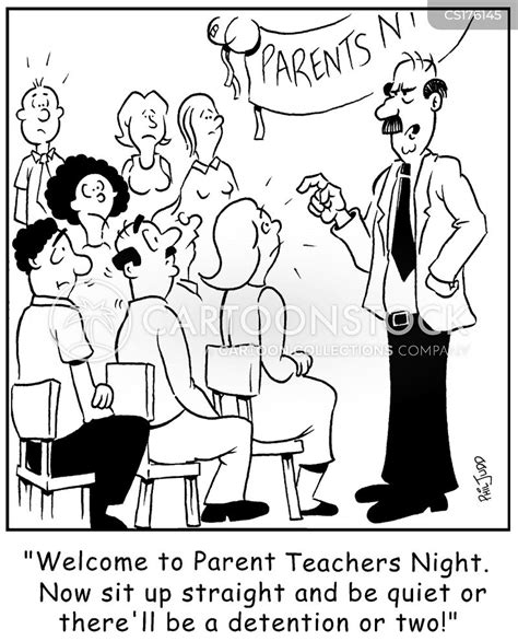 parent teacher night cartoons  comics funny pictures  cartoonstock