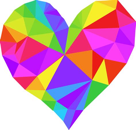 colorful heart clipart    clipartmag