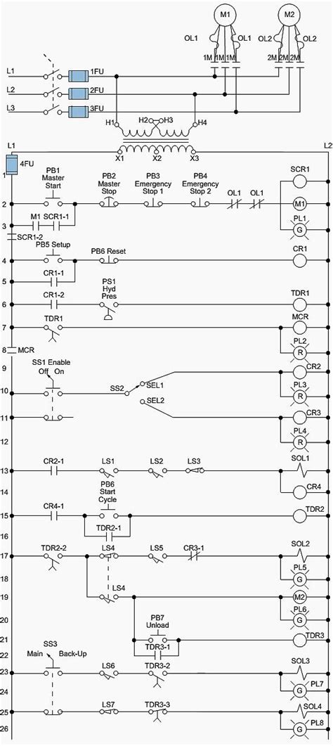electromechanical relay diagram electrical circuit diagram