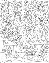 Coloring Adult Pages Garden Magic Colouring Magical Books Choose Board sketch template