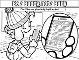 Bullying Sheets Bully Getdrawings Bystander sketch template
