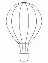 Heissluftballon Einfacher Ausmalbild Heißluftballon Kategorien sketch template