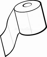 Toilet Paper Roll Vector Illustration Preview sketch template