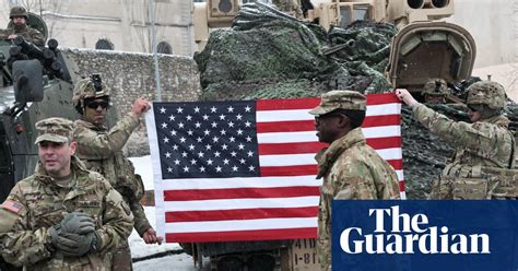 Us Troops Welcomed In Poland In Pictures World News The Guardian