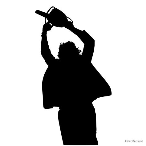 Chainsaw Massacre Silhouette By Firstradiant Redbubble