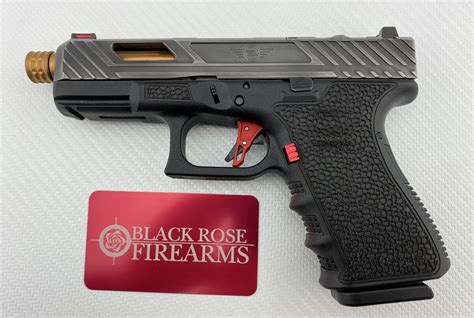 Black Rose Firearms Glock 19 L2d Combat Tyton W Pebble Stipple