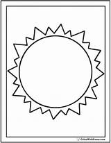 Coloring Sun Star Shining Pages Color Sheets Colorwithfuzzy Pdf sketch template