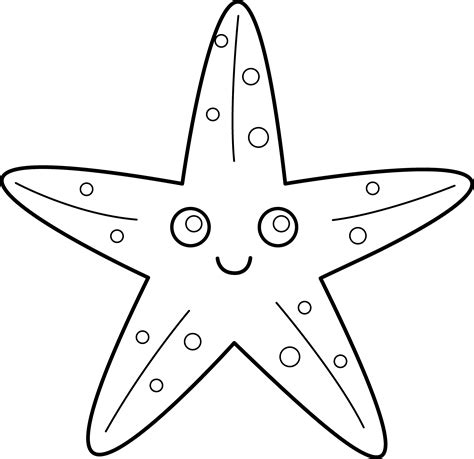 cute starfish  art  clip art