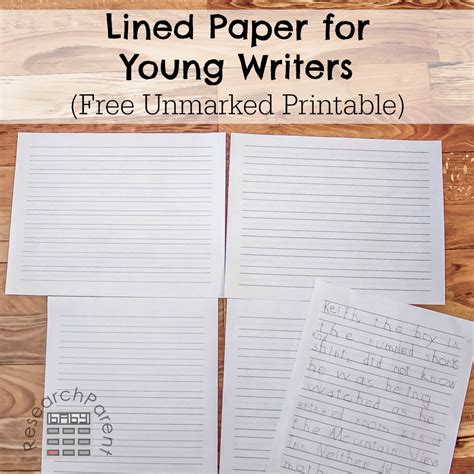 lined writing paper horizontal double lined writing paper  kids