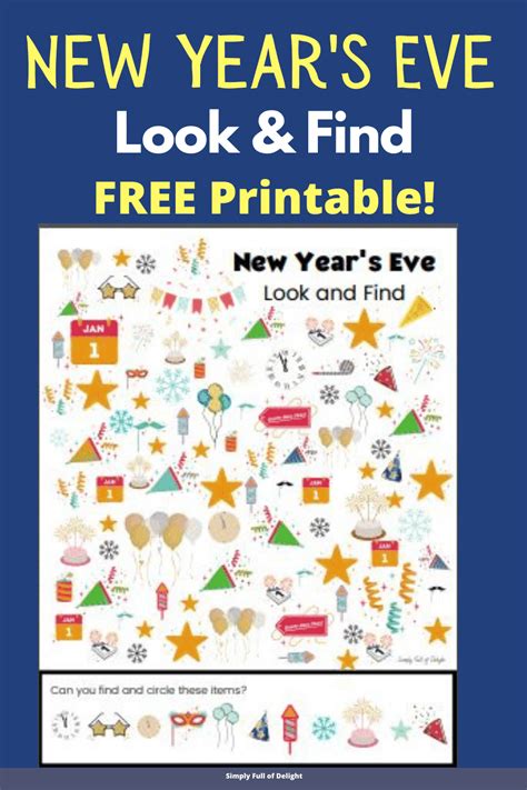 year printables  kids  fun simply full  delight