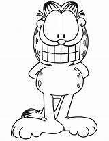 Garfield Coloring Pages Clipart Printable Cartoon Smile Cat Big Clip Book Colouring Domo Check Cute Print Kids Color Cliparts Kid sketch template