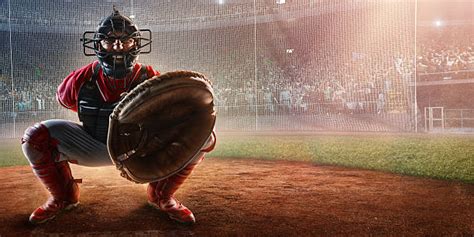 baseball catcher pictures images  stock  istock