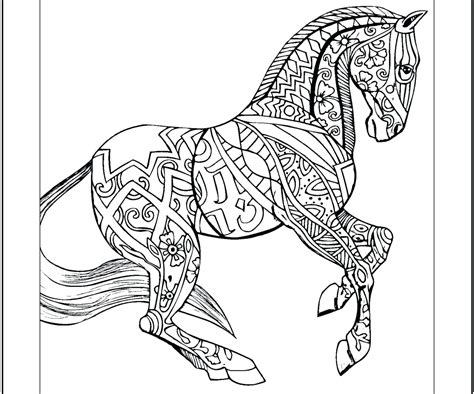 printable horse coloring pages printable world holiday
