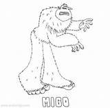 Yeti Coloring Pages Migo Smallfoot Village Xcolorings 756px 42k Resolution Info Type  Size sketch template