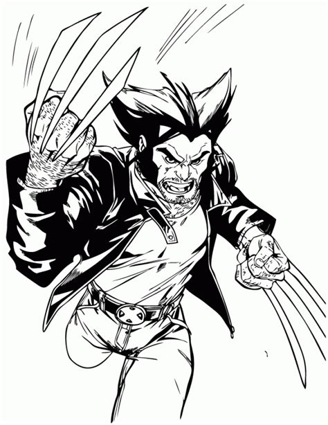 wolverine coloring pages  print aycrt