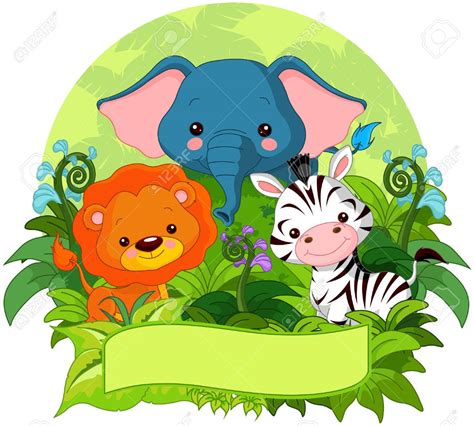 cute jungle clipart   cliparts  images  clipground