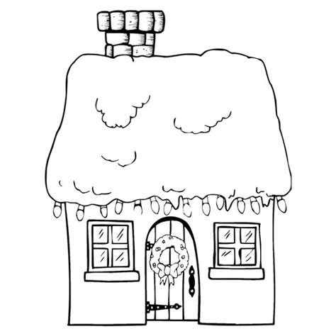 coloring page christmas winter coloring pages