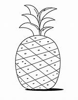 Pineapple Coloring Pages Drawing Printable Kids Easy Print Template Color Sheet Sheets Fruit Dna Stencil Fruits Cute Hellokids Cartoon Keyboard sketch template