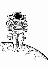 Astronauta sketch template