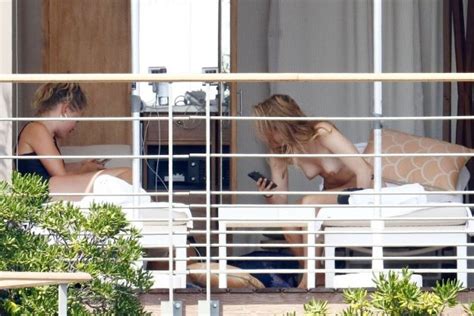 Suki Waterhouse Was Seen Naked On A Balcony While On Holiday In France