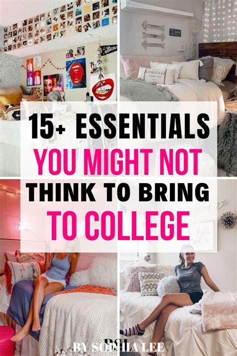 Unexpected Things To Bring To College 15 Items You