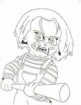 Chucky Coloring Pages Killer Doll Drawing Printable Tiffany Bride Sheets Kids Color Halloween Horror Book Serial Scary Print Getdrawings Angry sketch template