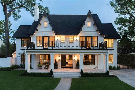 historic tudor style home  houston   bold modern transformation exteriordesign