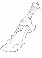 Blades Lineart sketch template